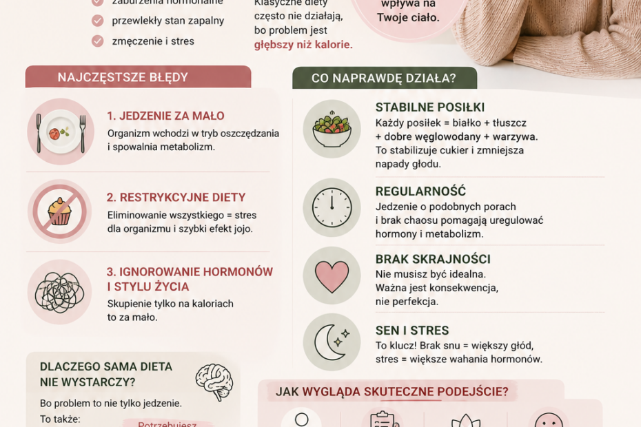 jak schudnąć przy hashimoto – infografika dieta i odchudzanie